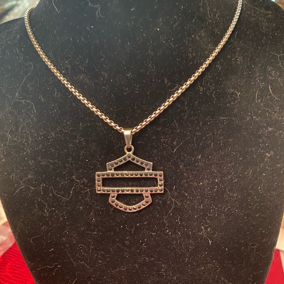 🌹Necklace Black Stone and earrings - Picture 6 of 6